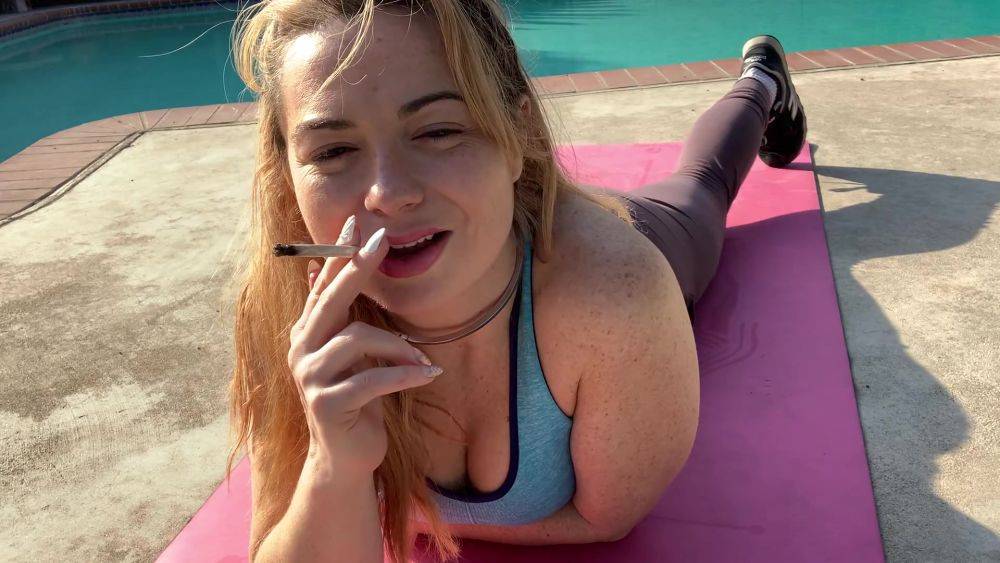 Smoking Yoga Pants Porn - Joi Pov I Am Your Lesbian Stepdaughter In Yoga Pants Outdoor Nudity Porn  Star Freckles - Upornia.com