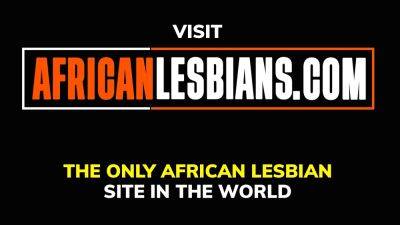 Kenyan neighbours fire up couch lesbian sex - drtuber.com