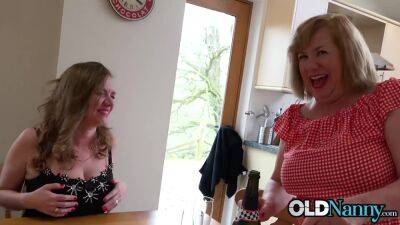 OLDNANNY Lesbian Ladies Auntie Trisha and Lily May Having Best Of Fun - hclips.com