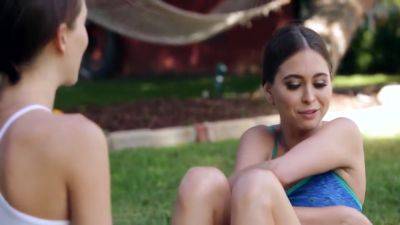 Riley Reid - Lana Rhoades - Riley - And Lesbian - Blonde - Brunette - Face Sitting - Scissoring - Sixty-nine - Outdoors - Yoga - Wy - Sex With My Trainer - Riley Reid And Lana Rhoades - upornia.com