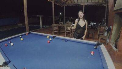 Sexy And Naughty With Sex Toys Eating Their Pussies On The Pool Table- Spanish Porn With Latina Lesbians - hotmovs.com - Spain