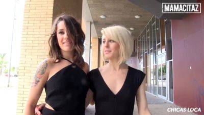MAMACITAZ: Skinny Lesbians Alexa Nasha & Nora Barcelona explore abandoned spot for hot lesbian sex - sexu.com