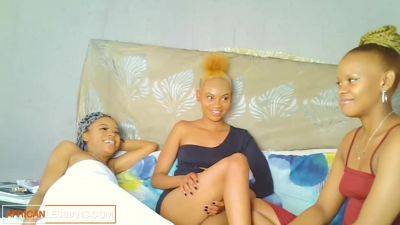 African Lesbians - Amateur Ebony Hot BFF's Revenge Threesome - hotmovs.com
