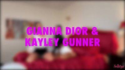 Gianna Dior - Gianna Dior & Kayley Gunner: Black and White Lesbian Encounter - xxxfiles.com