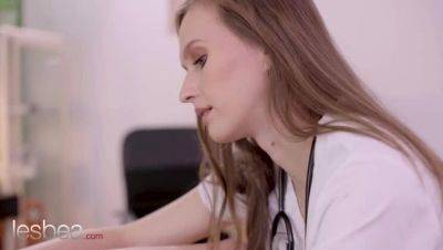 Stacy Cruz - Stacy Cruz and Adel Morel: Lesbian Doctors Offer Intimate Physical Exam, Including Scissoring and Pussy Licking - veryfreeporn.com - Czech Republic - Ukraine