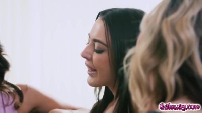 Lilly Bell - Ella Reese - Lesbian Friends Flirting - Lilly Bell, Ella Reese And Charlotte Sins - hotmovs.com