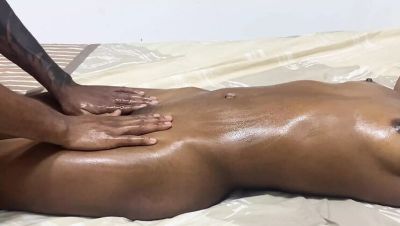 African stepdaughter fucked hard after massage with big black cock - amateur milf lesbian sex - xxxfiles.com - Usa - India