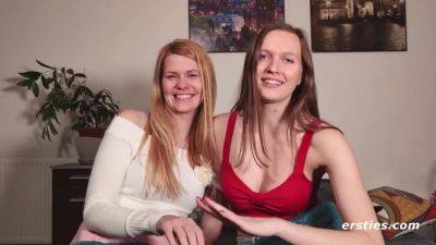 Hot Redhead Lesbian Finds a Way To Make Her Sexy Friend Feel Better - Blonde and redhead - xtits.com - Germany