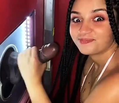 Glory Hole Surprise: Anonymous BBC Blowjob Turns Hot - fapdo.com